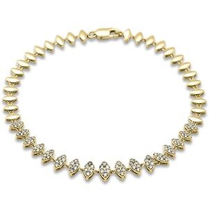 Elegant Gold and Silver Women's Bracelet